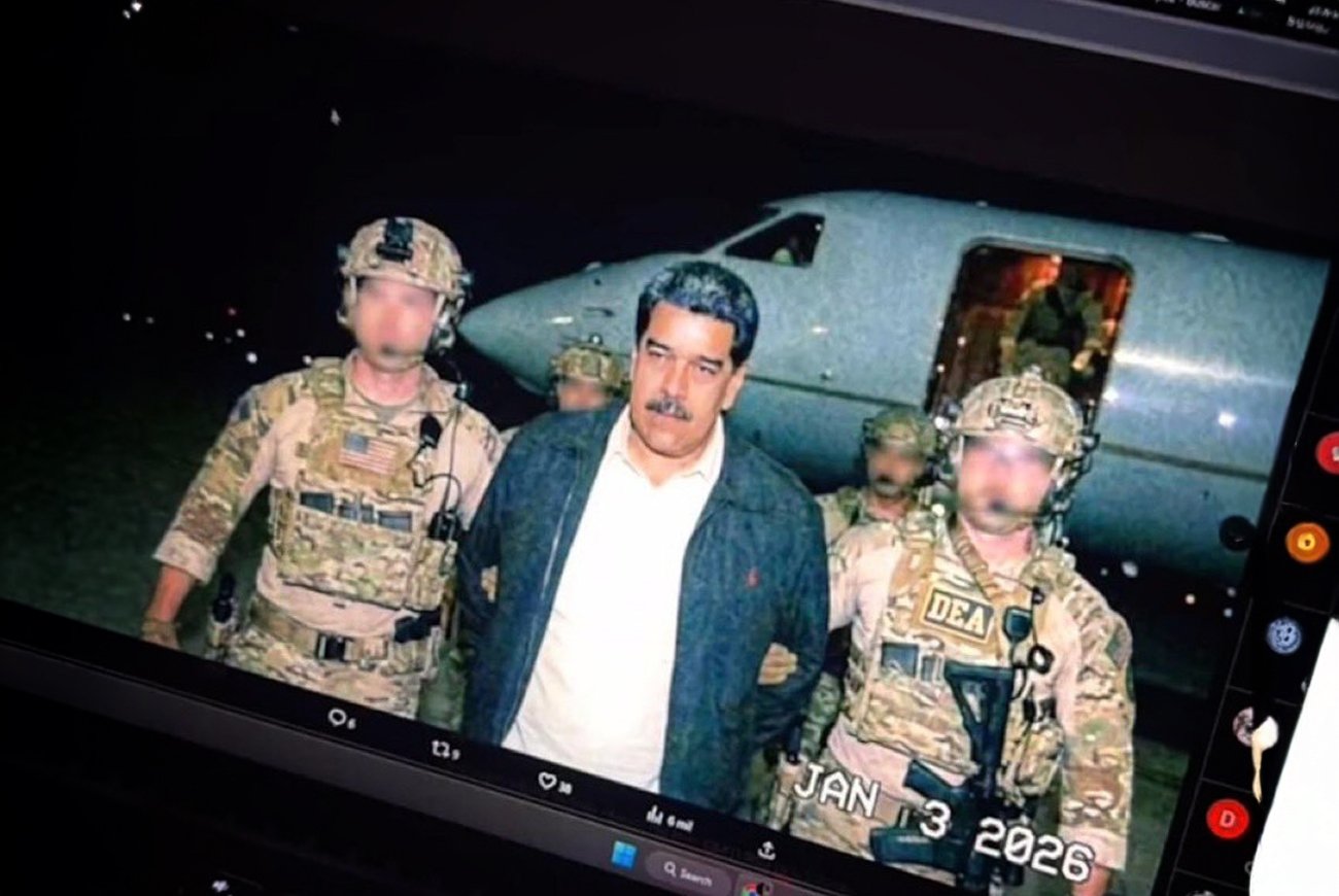 Ditador da Venezuela Nicolás Maduro foi preso após ofensiva militar dos EUA