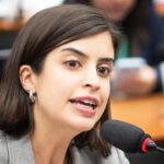 Tabata Amaram. Jovens parlamentares em plenário do Congresso Nacional em Brasília