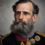 Retrato do Marechal Deodoro da Fonseca, primeiro presidente da República do Brasil, em uniforme militar