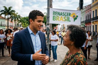Infográfico técnico sobre os requisitos de candidatura para as Eleições 2026 destacando idades e prazos do TSE.