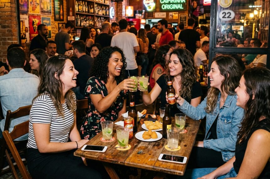 Mulher adulta com copo de bebida alcoólica em ambiente doméstico com expressão de cansaço