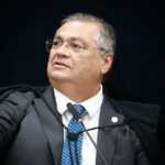 Ministro Flávio Dino durante sessão plenária do Supremo Tribunal Federal em Brasília
